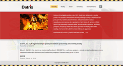 Desktop Screenshot of datrix.sk